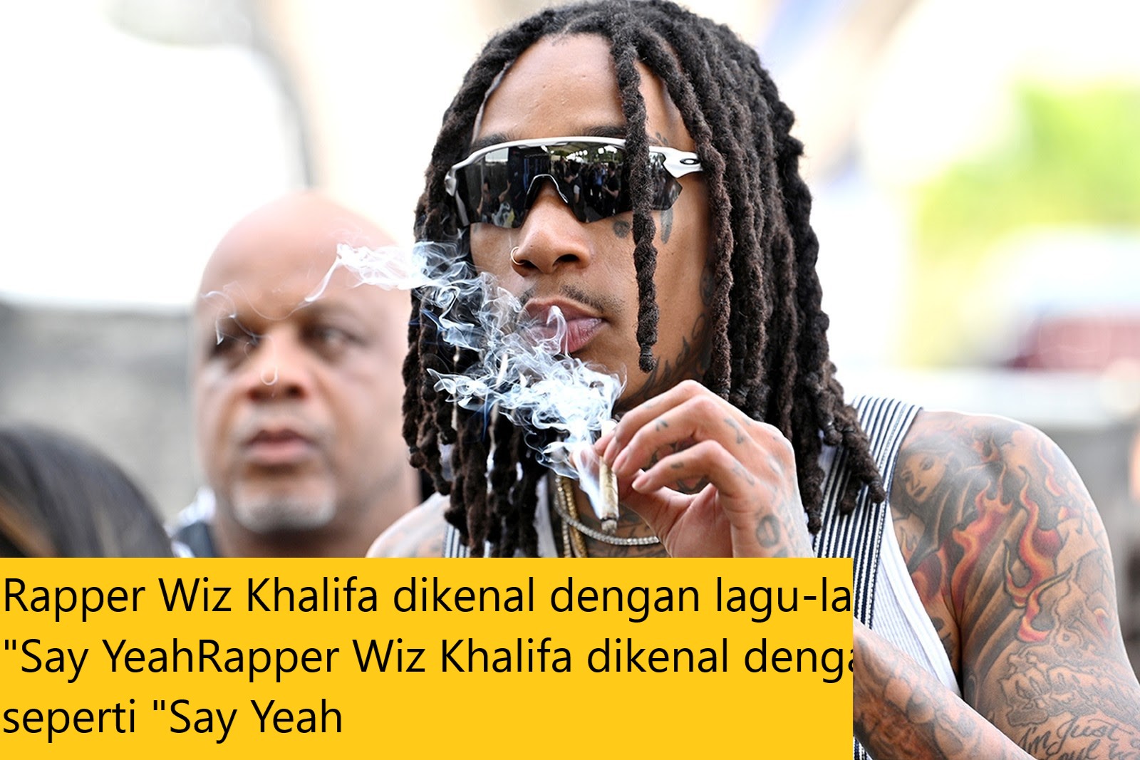 Rapper Wiz Khalifa dikenal dengan lagu-lagu seperti “Say Yeah